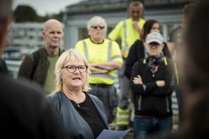 Jane Brekkhus Sæthre, forbundsleder i Norsk Jernbaneforbund.