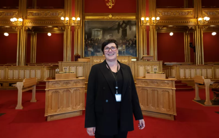 Anniken Refseth (Ap) skal de neste fire årene sitte i Transport- og kommunikasjonskomiteen på Stortinget. Foto: Morten Hansen