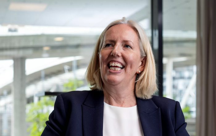 Johnsgaard-Lewis har vært Bane Nors toppsjef i snart to måneder. Foto: Ole Palmstrøm