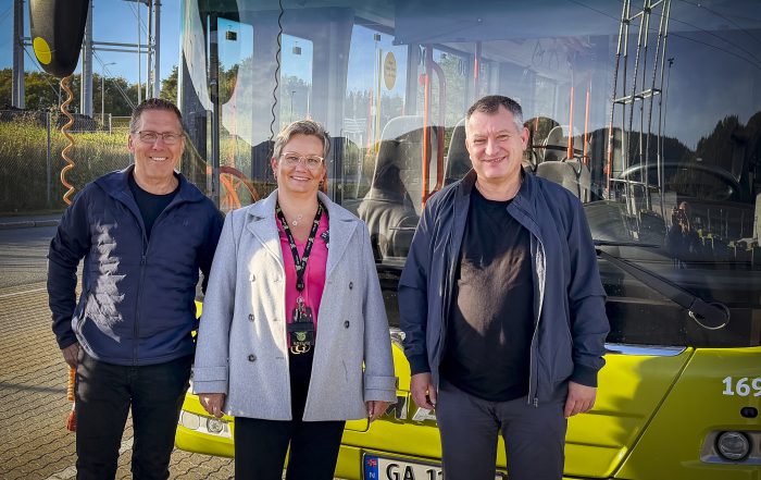 PROSJEKTGRUPPA: Roger Ulseth, Fagforbundet - Geir Tore Kravdal, Fellesforbundet og Monica Kravdal, Norsk Jernbaneforbund.